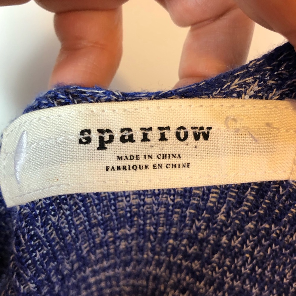 Sparrow X Anthropologie Open Front 3/4 Sleeve Lig… - image 2